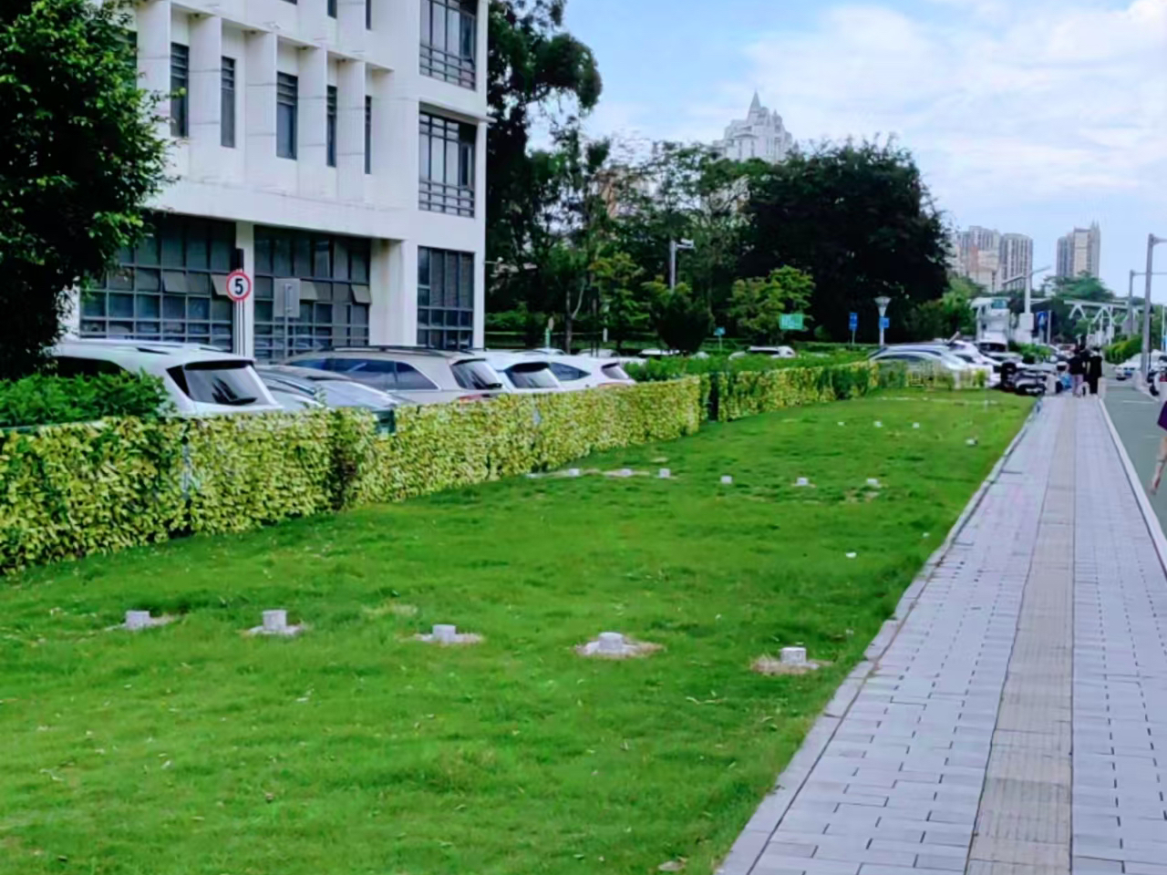 市第一人民醫(yī)院清理冗余警示樁（整改后）